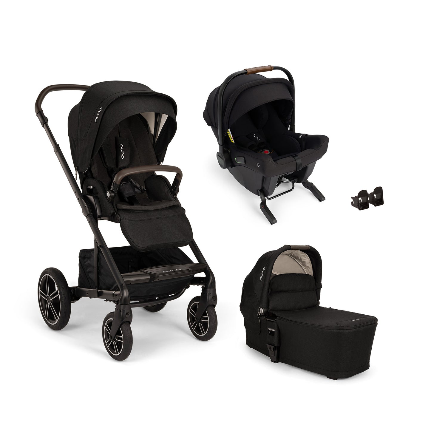 Nuna MIXX Next Urbn Travel System Bundle - Caviar