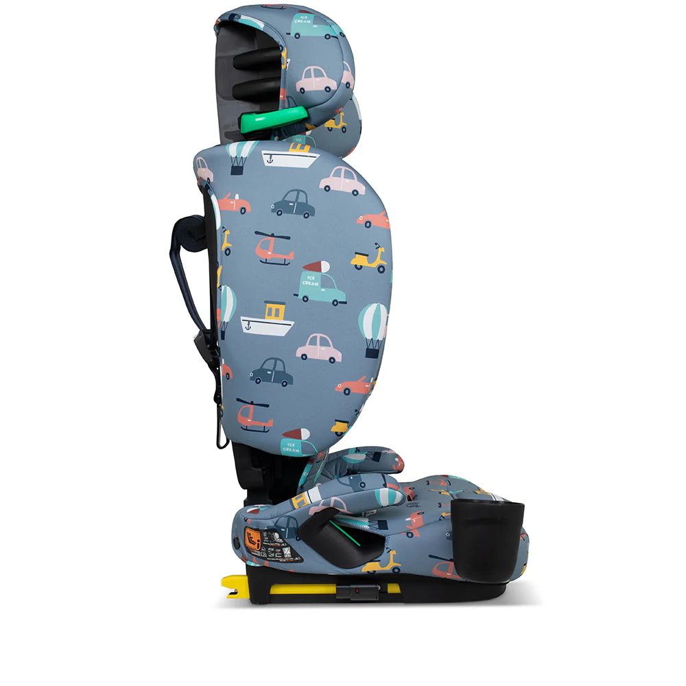 Cosatto On The Go i-Size Travel Car Seat - Itchy Feet Sky