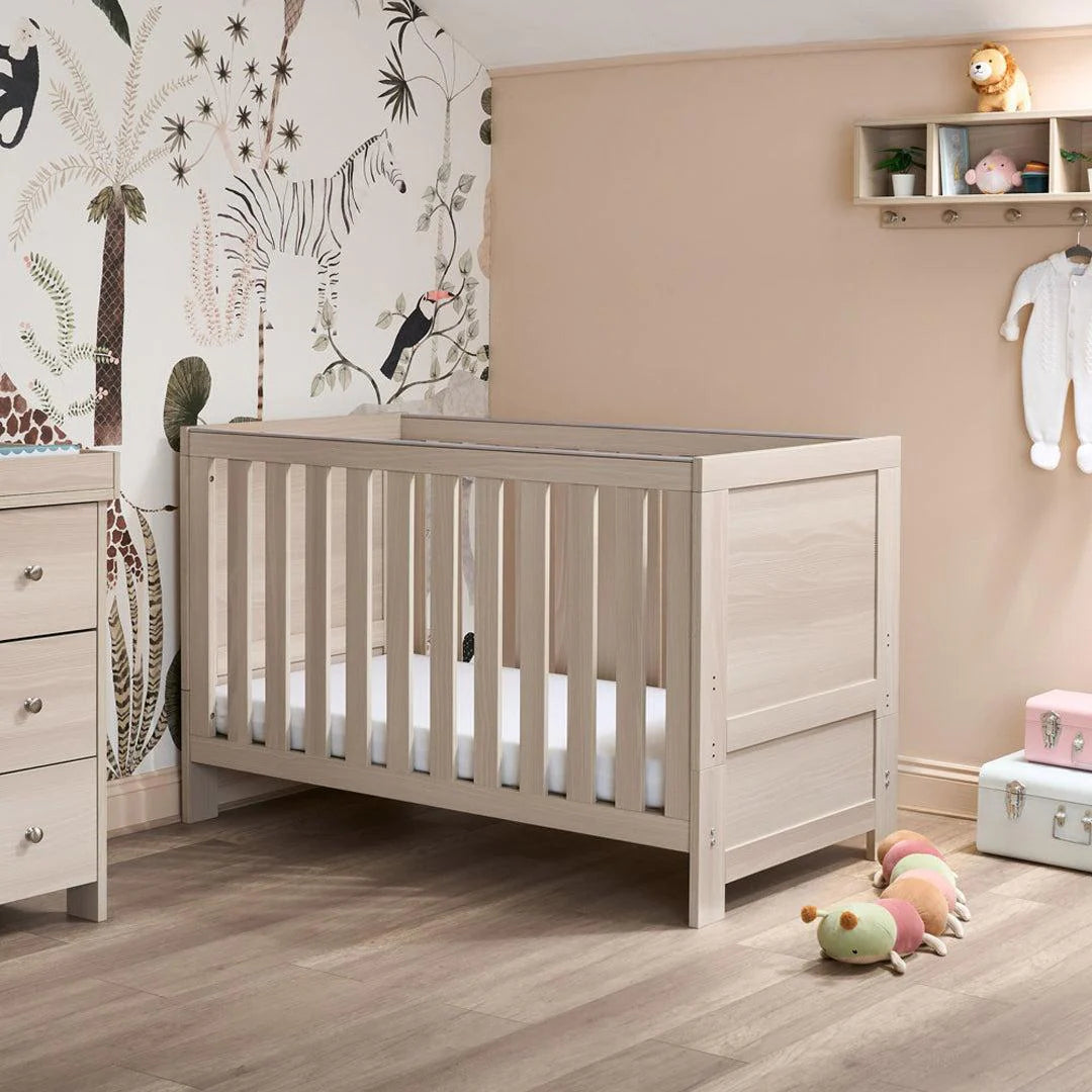 Obaby Nika 3 Piece Room Set & Underdrawer Bundle - Aspen