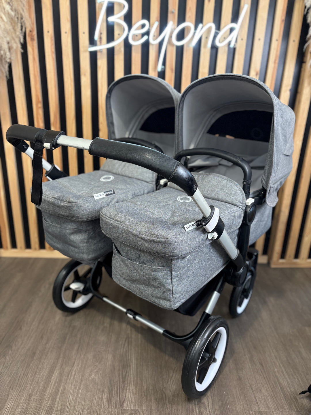 PRE LOVED Bugaboo Donkey3 Twin Pushchair - Grey Melange