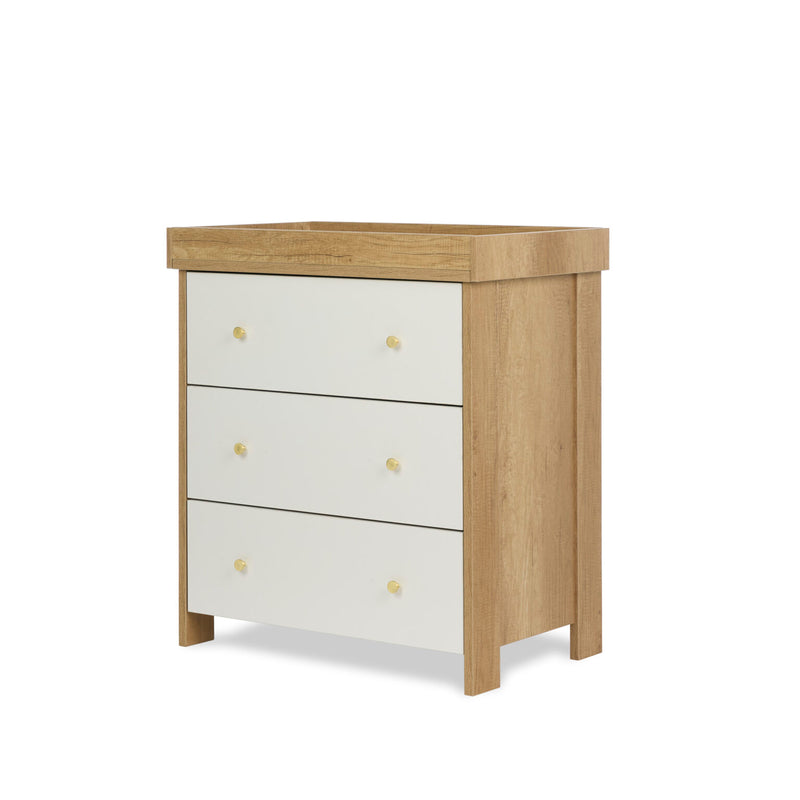Obaby Nika 3 Piece Set - Oak & White