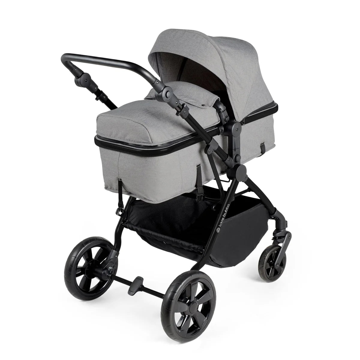 Ickle Bubba Comet 3in1 Travel System With Astral Car Seat - Black/Space Grey