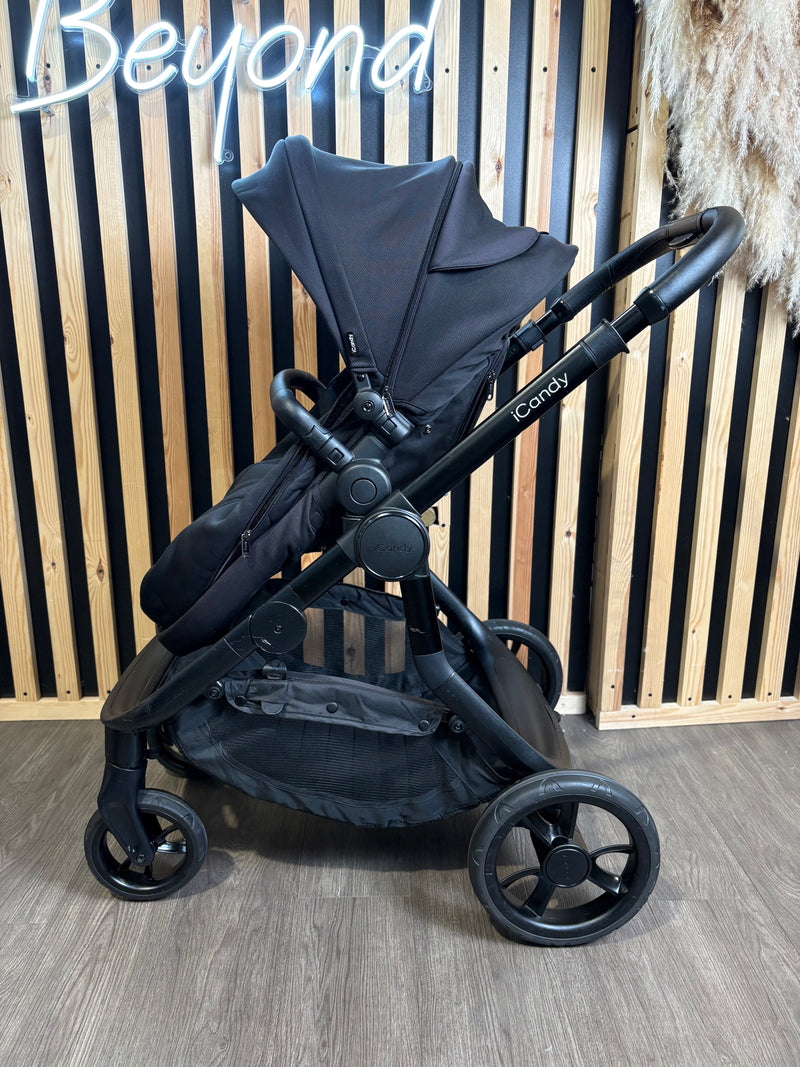PRE LOVED iCandy Orange3 Pram + Pushchair - Black