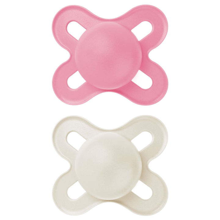 MAM Start 0-2 Months Soother 2 Pack - Plain Pink