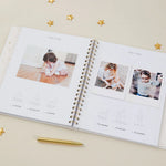 Blush & Gold My Baby Book - Baby Memory Book - Safari