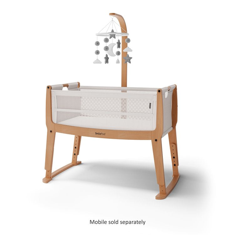 SnuzPod Studio Bedside Crib - Stockholm (Natural)