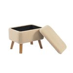 Bebe & Beyond Soother Nursing Chair + Stool – Boucle Collection Oat