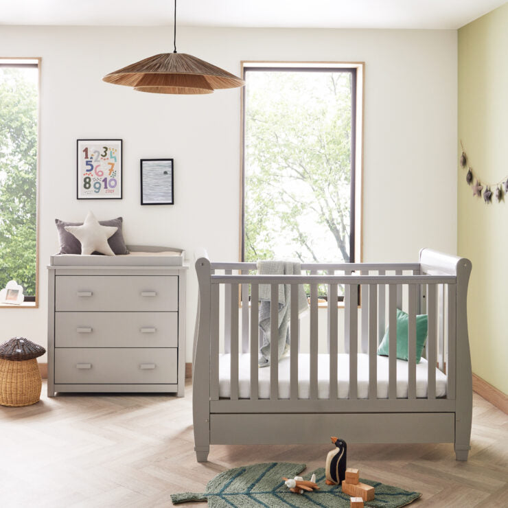 Babymore Eva 2 Piece Nursery Room Set – Grey