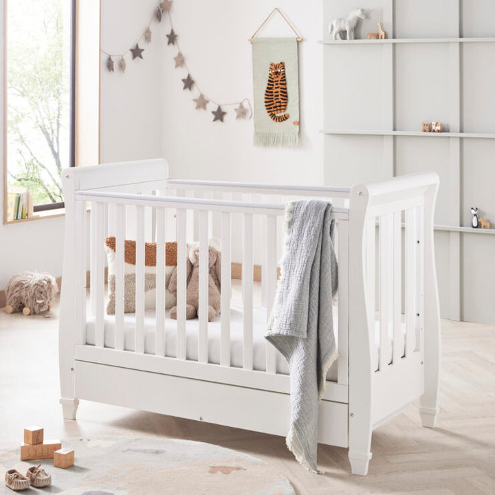 Babymore Eva 3 Piece Nursery Room Set – White