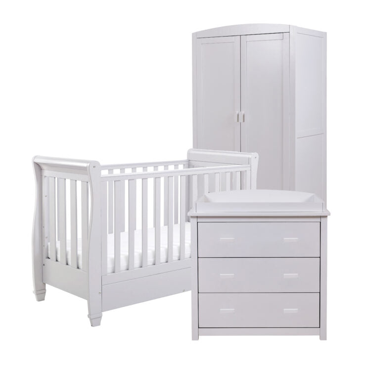 Babymore Eva 3 Piece Nursery Room Set – Grey