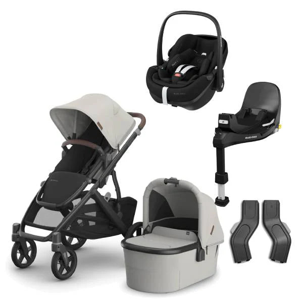 Uppababy Vista V3 Pushchair with Pebble 360 Pro2 & Base - Savannah