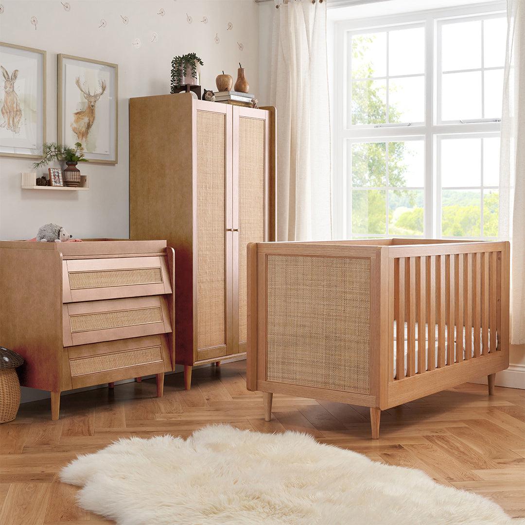 Tutti Bambini Japandi 3-Piece Room Set – Light Oak