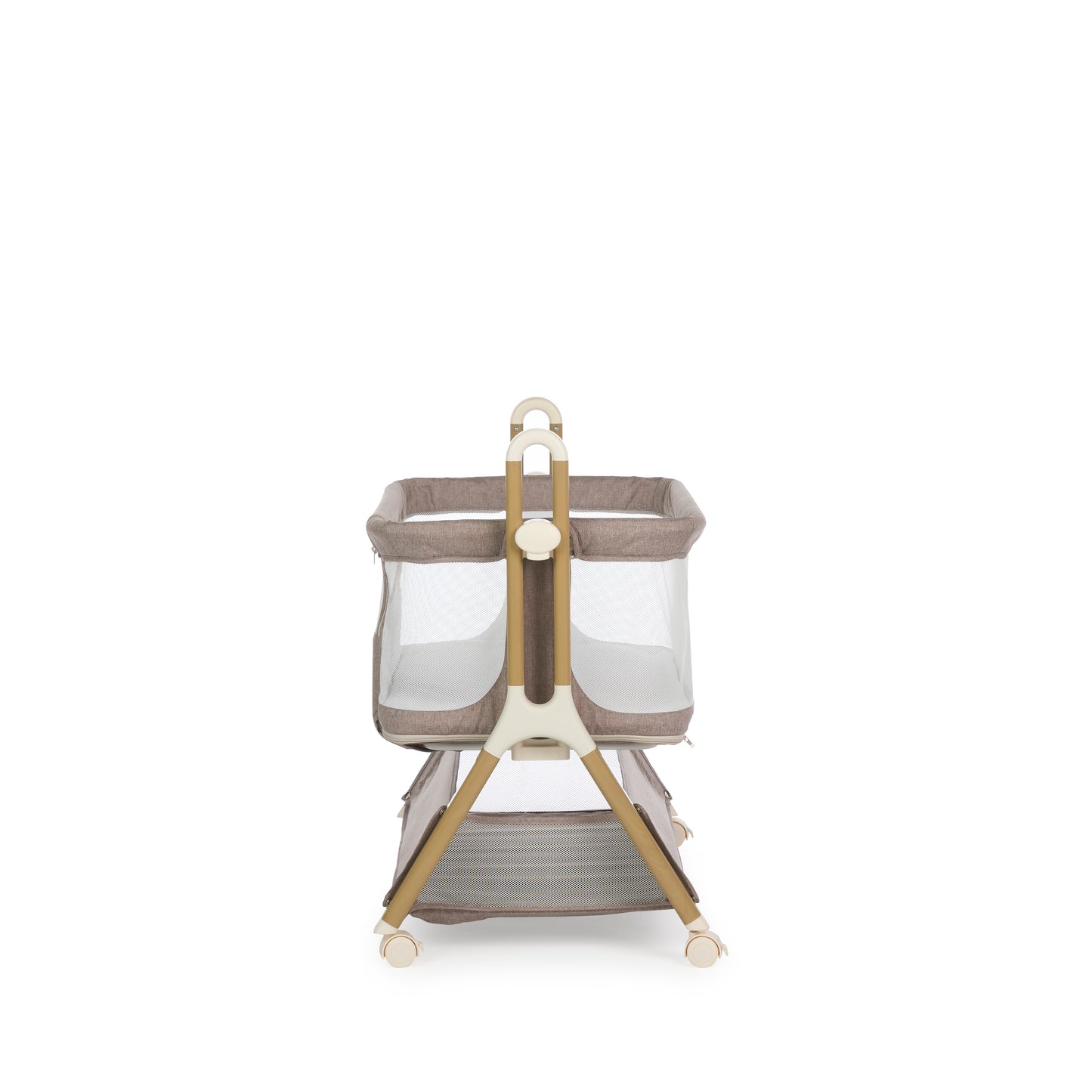 Obaby Cloud Bedside Crib - Nutmeg