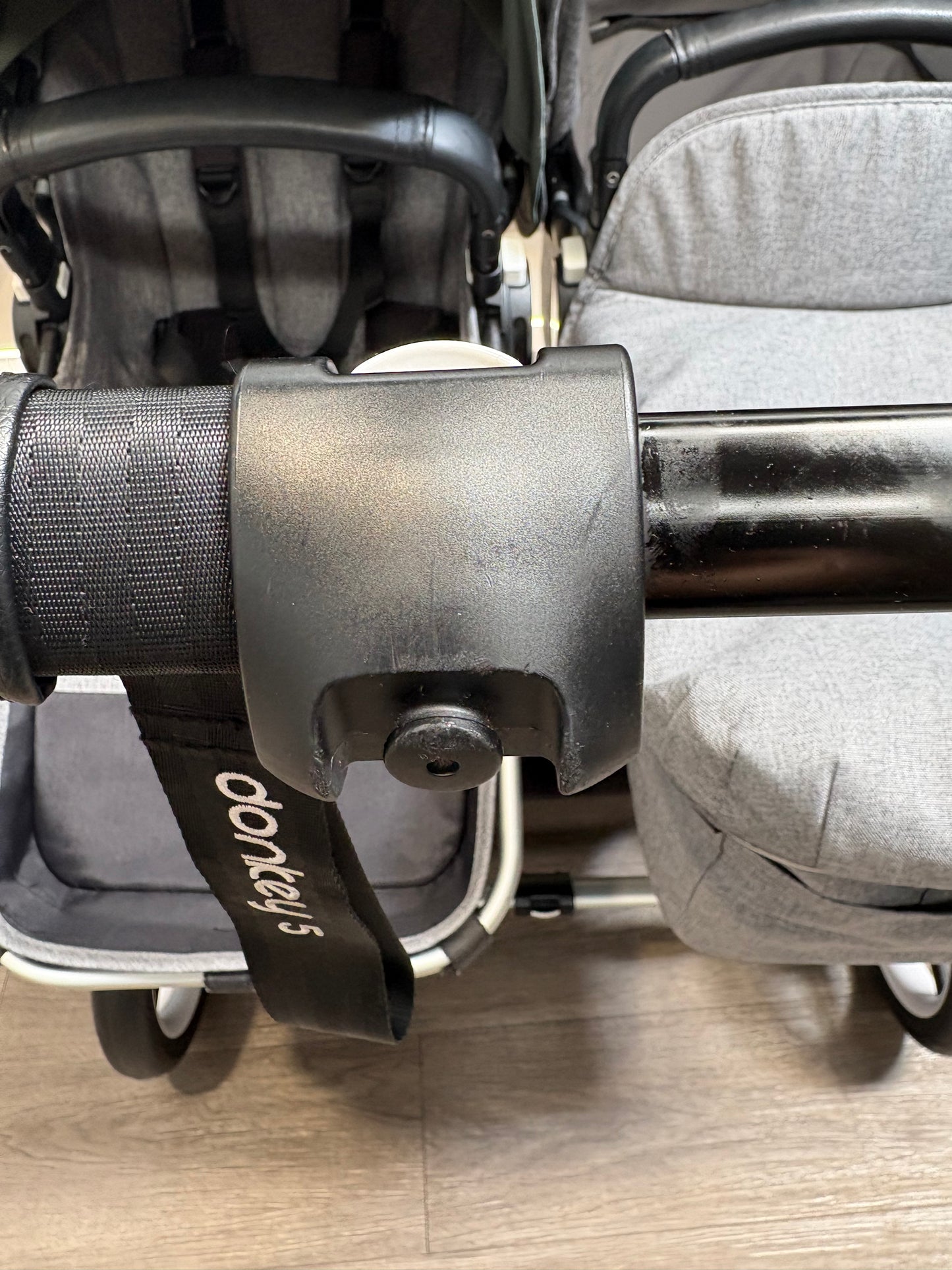 PRE LOVED Bugaboo Donkey5 Duo Bundle - Grey Melange/Forest Green