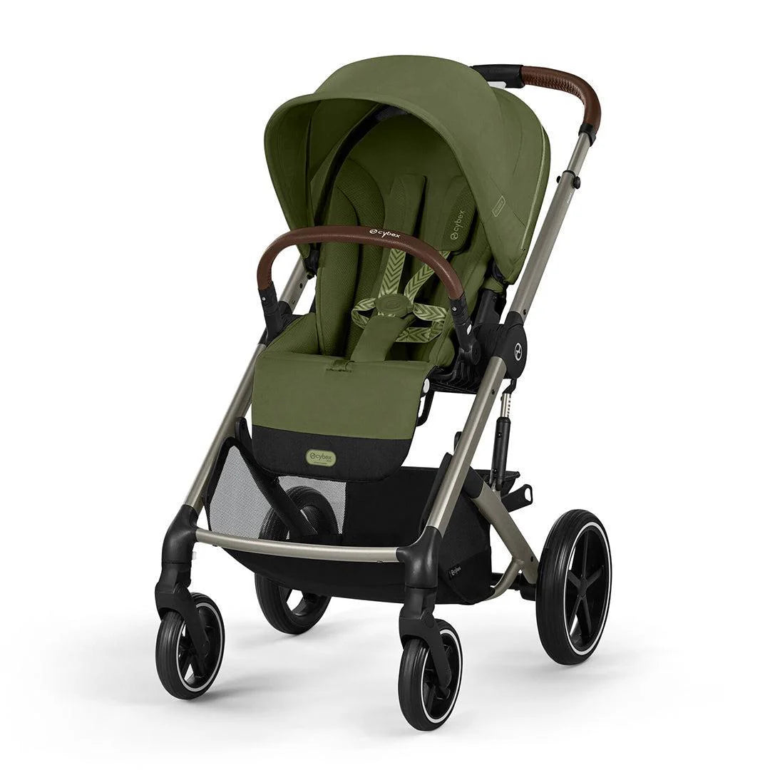 Cybex Balios S Lux Essential Bundle - Taupe/Moss Green