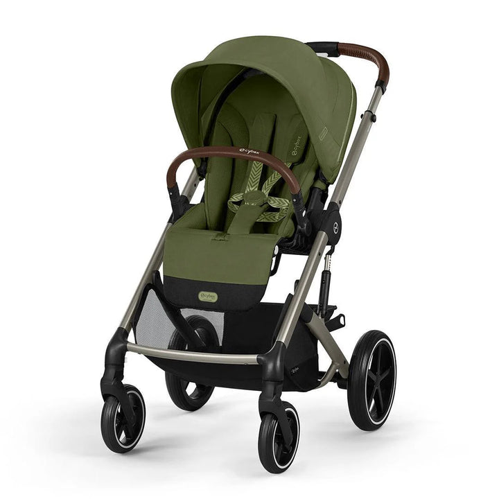 Cybex Balios S Lux Essential Bundle - Taupe/Moss Green