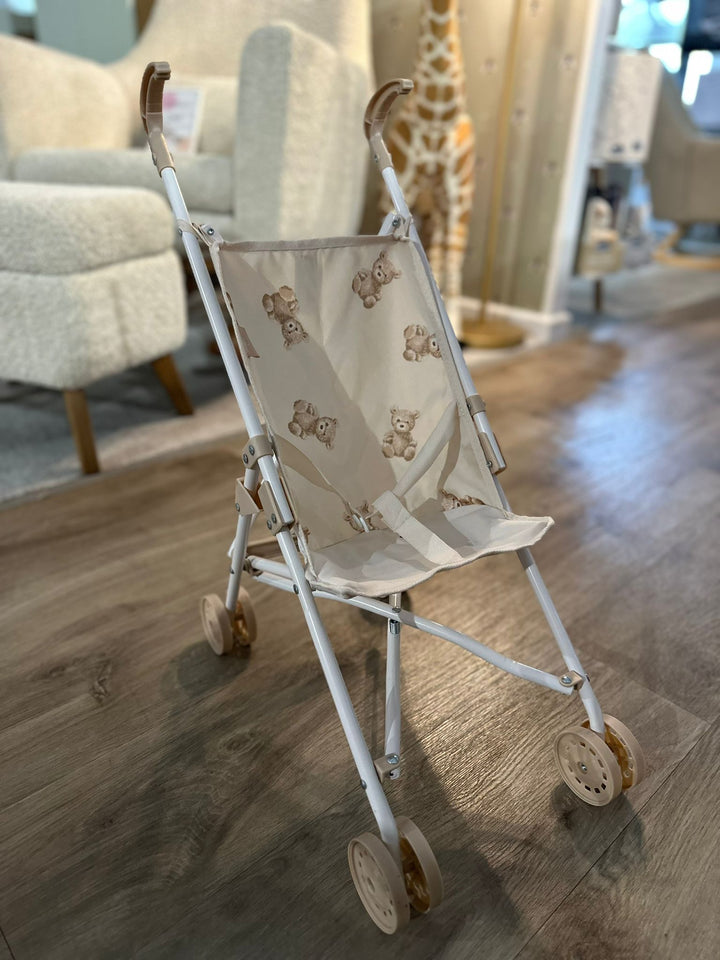 OPEN BOX Roma Teddy Dolls Umbrella Stroller