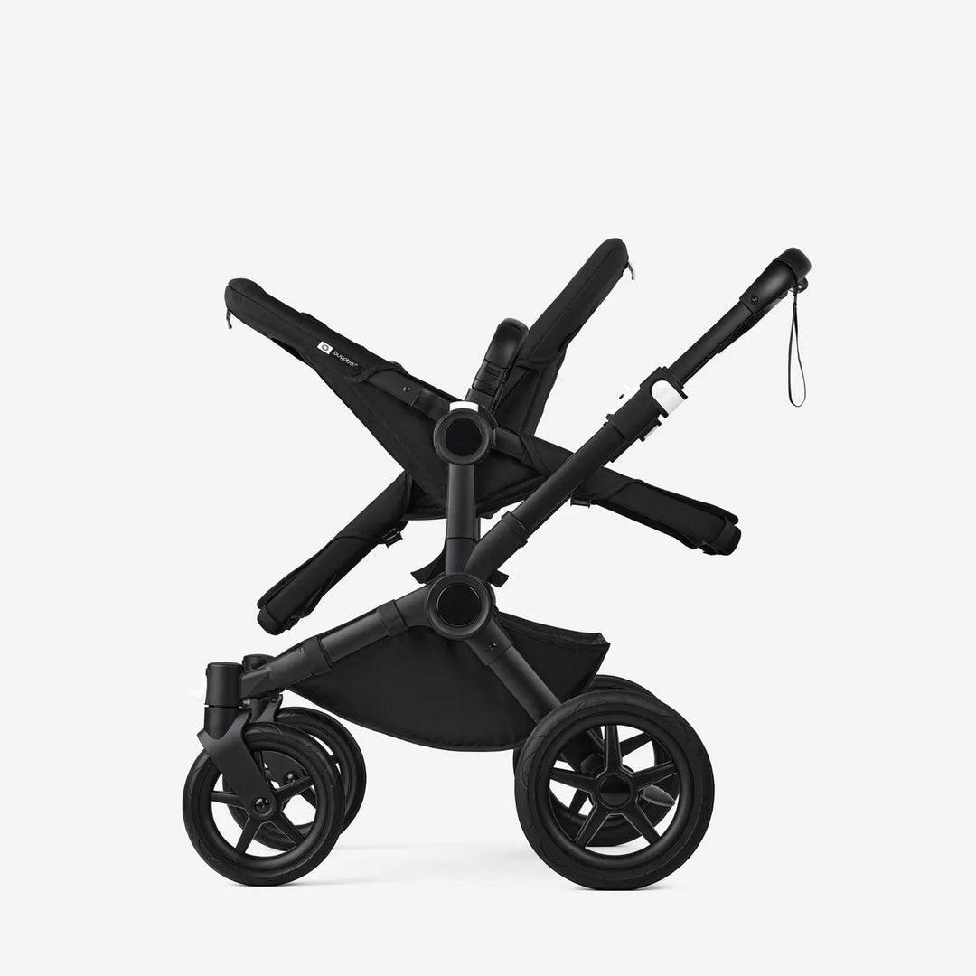 Bugaboo Donkey 5 Duo Double Pushchair - Stormy Blue/Grey Melange/Black