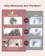 Momcozy Multifunctional and Adjustable 100% Cotton Nursing Pillow