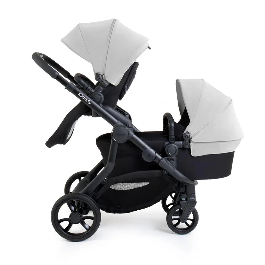 iCandy Orange 4 Travel System Inc Maxi-Cosi Pebble 360 Pro2 + FamilyFix Pro Base - Glacier