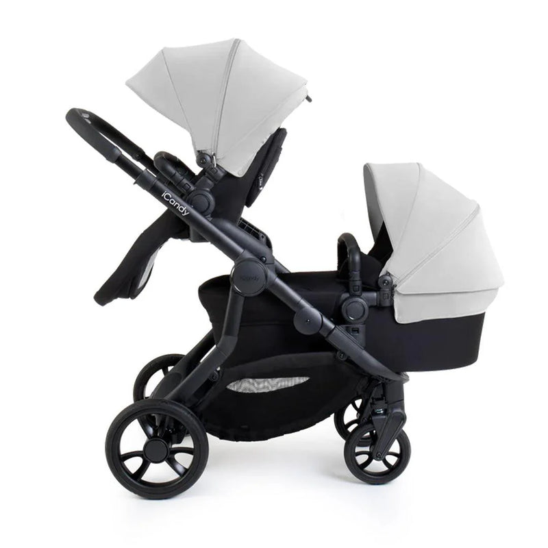 iCandy Orange 4 Travel System Inc Maxi-Cosi Pebble 360 Pro2 + FamilyFix Pro Base - Glacier