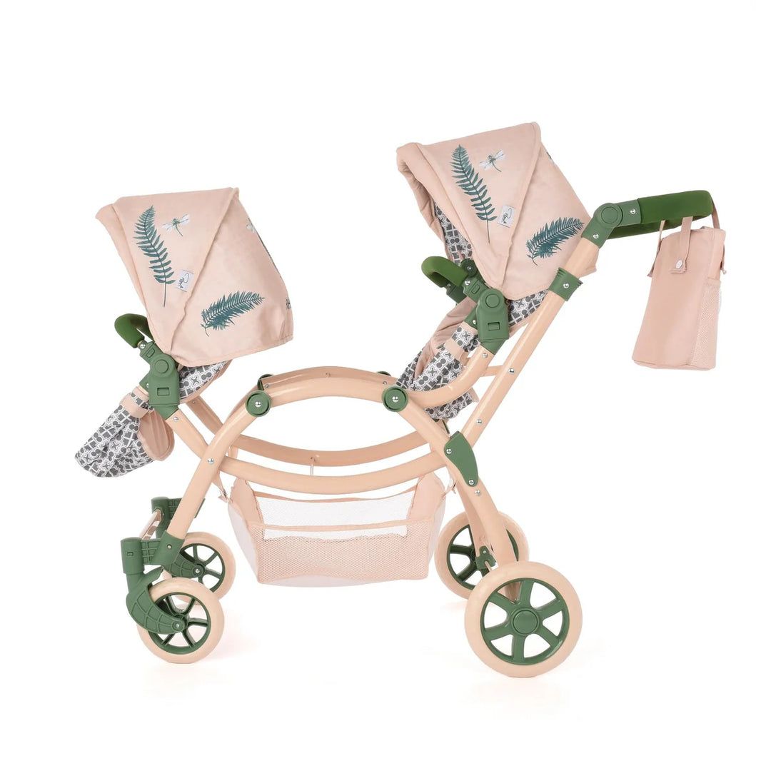 Roma RHS Twins Dolls Pram - Fern