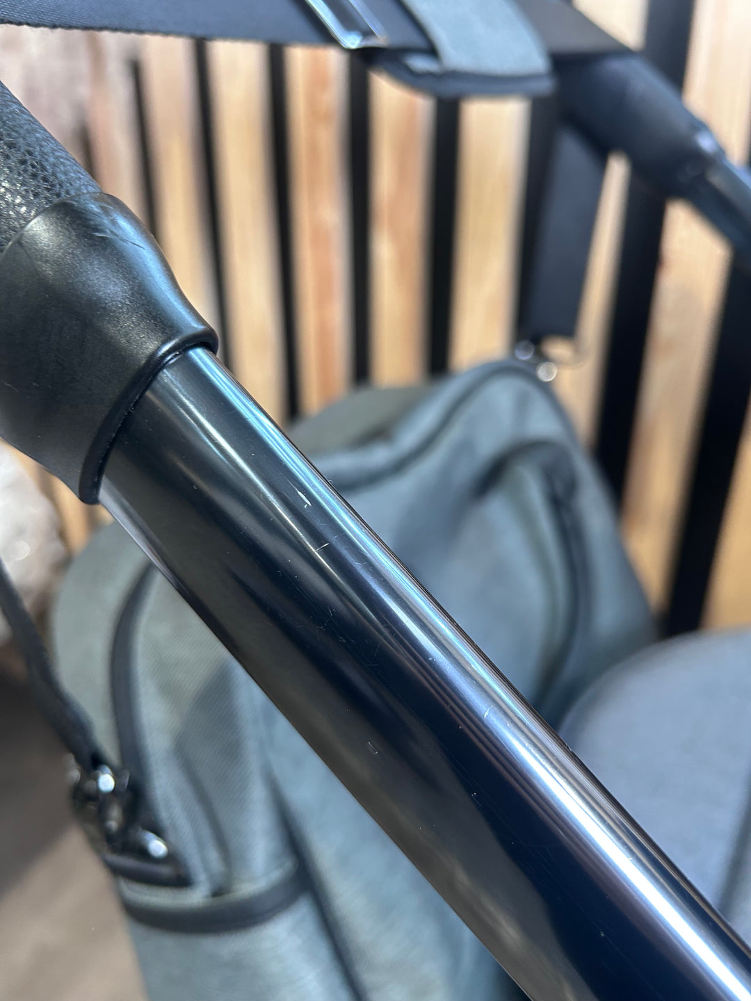 PRE LOVED iCandy Peach 6 Travel System - Dark Grey Twill