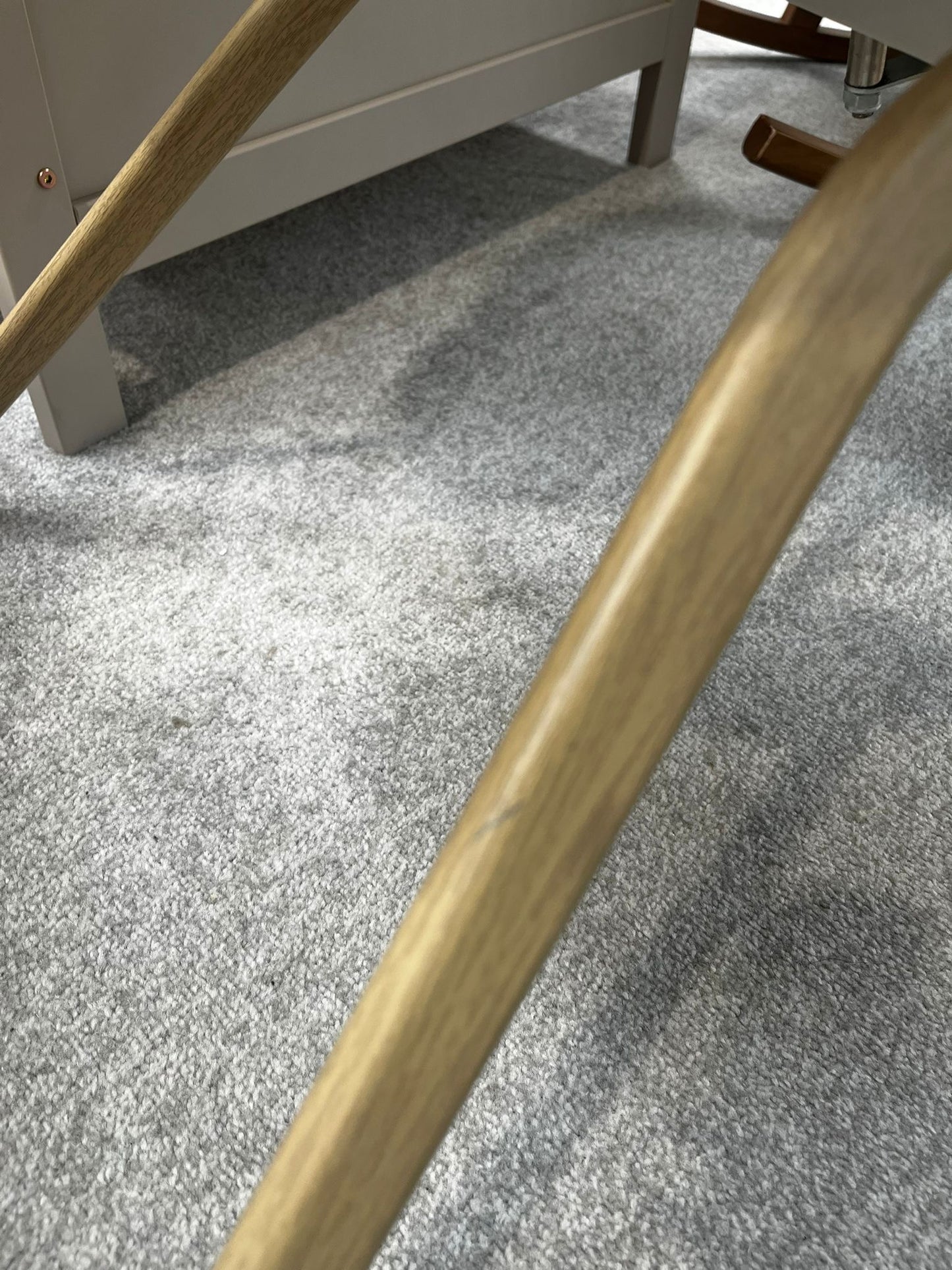 EX DISPLAY Babymore Air Motion Gliding Crib - Cream