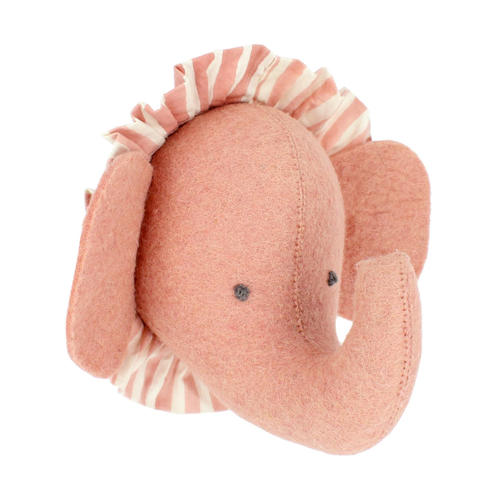 Fiona Walker Elephant with Vintage Ruff Head Mini - Pink