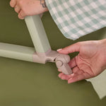 Tutti Bambini Cozee Air 2 Bedside Crib - Drifted Oak/Eucalyptus