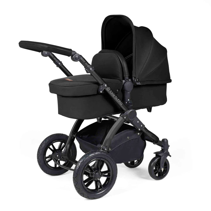 Ickle Bubba Stomp Luxe 12 Piece Travel System Inc I-Size Nimbus Spin Car Seat + Isofix Base