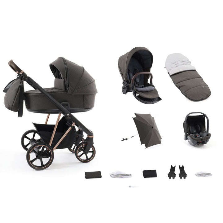 BabyStyle Prestige Stroller 12 Piece Bundle - Earth/Copper