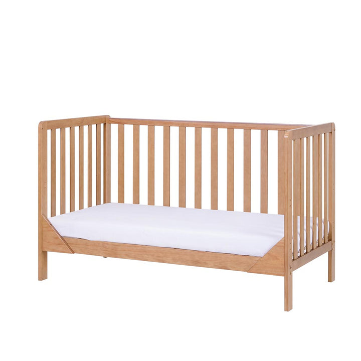 Tutti Bambini Malmo Cot Bed with Cot Top Changer & Mattress - Oak