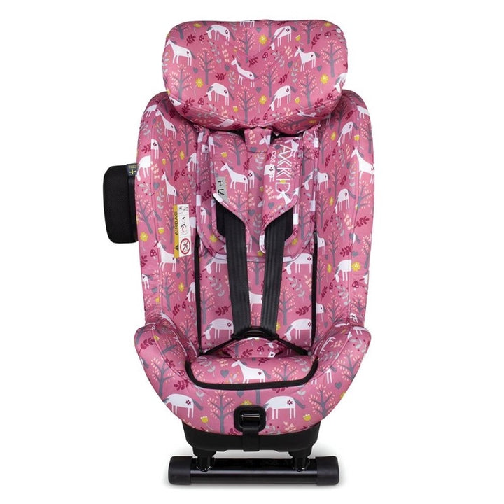 Cosatto x Axkid Minikid 4 Group 1/2/3 Car Seat - Unicorn Garden