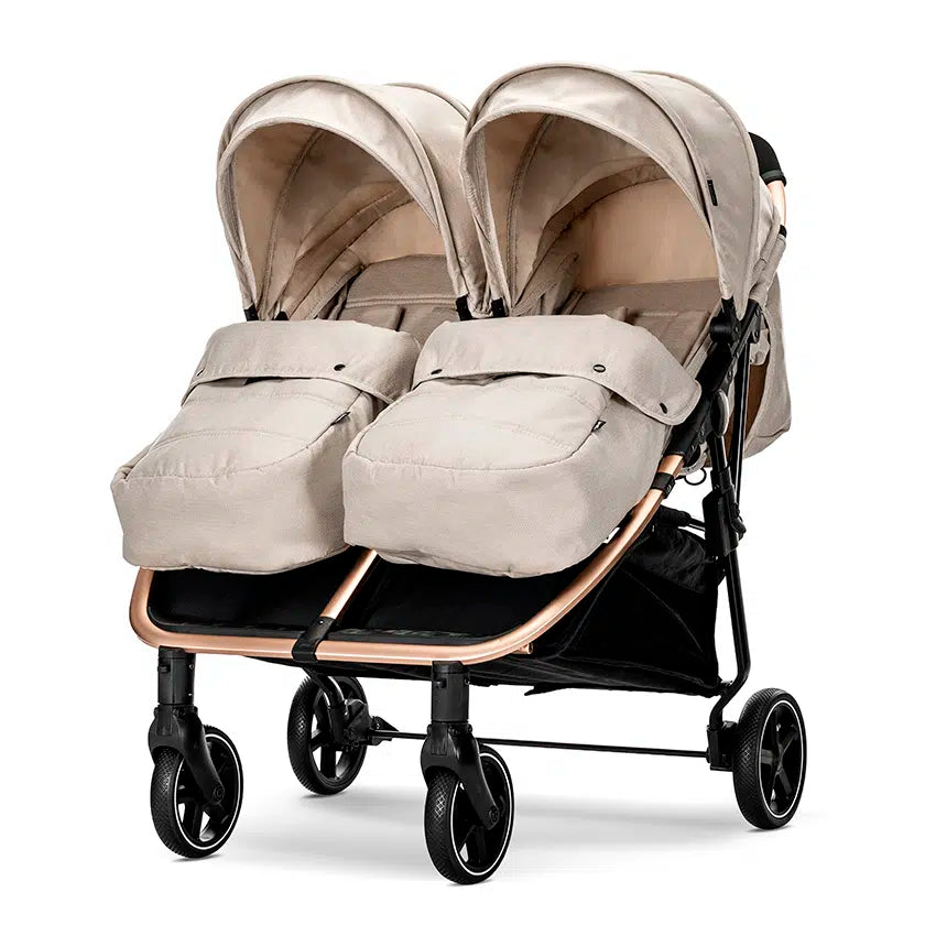 Lorelli Duo Twin Stroller – Beige