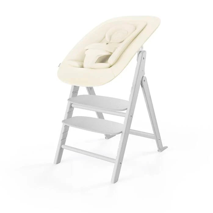 Cybex Click & Fold 4in1 Highchair - All White