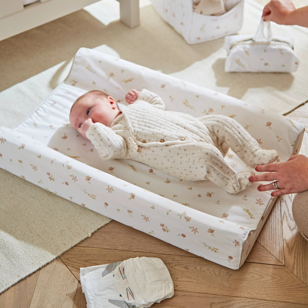 CuddleCo Wedge Changing Mat - Cashmere Meadow