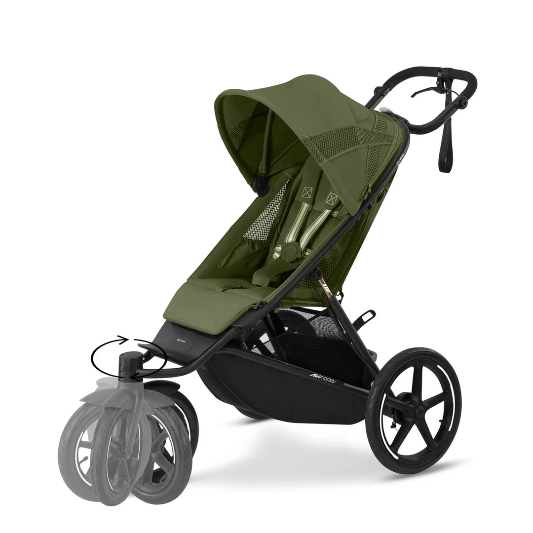 Cybex AVI Spin 3 Wheel Pushchair - Moss Green