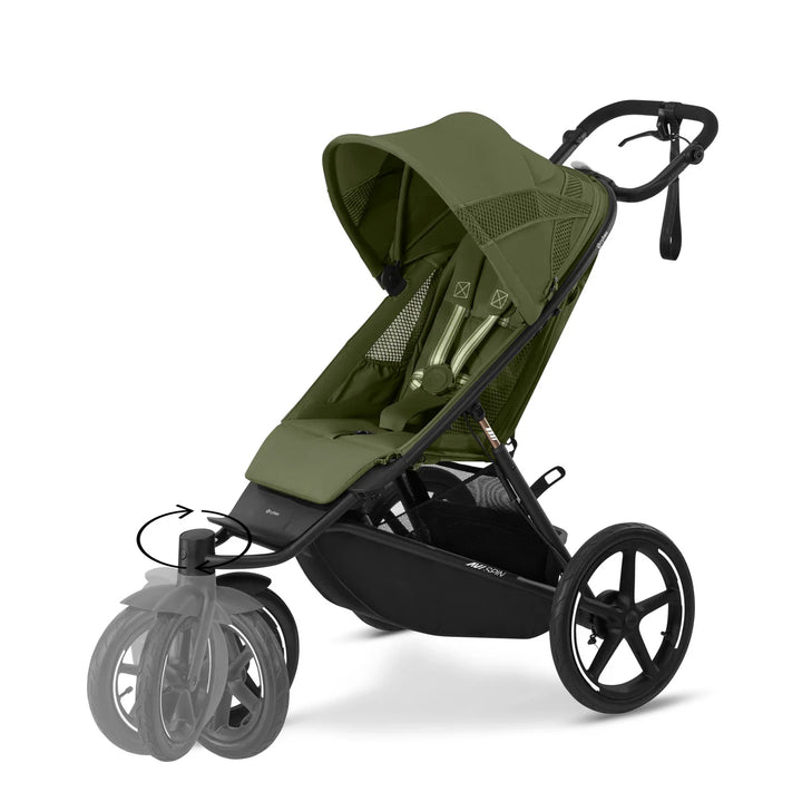 Cybex AVI Spin 3 Wheel Pushchair - Moss Green