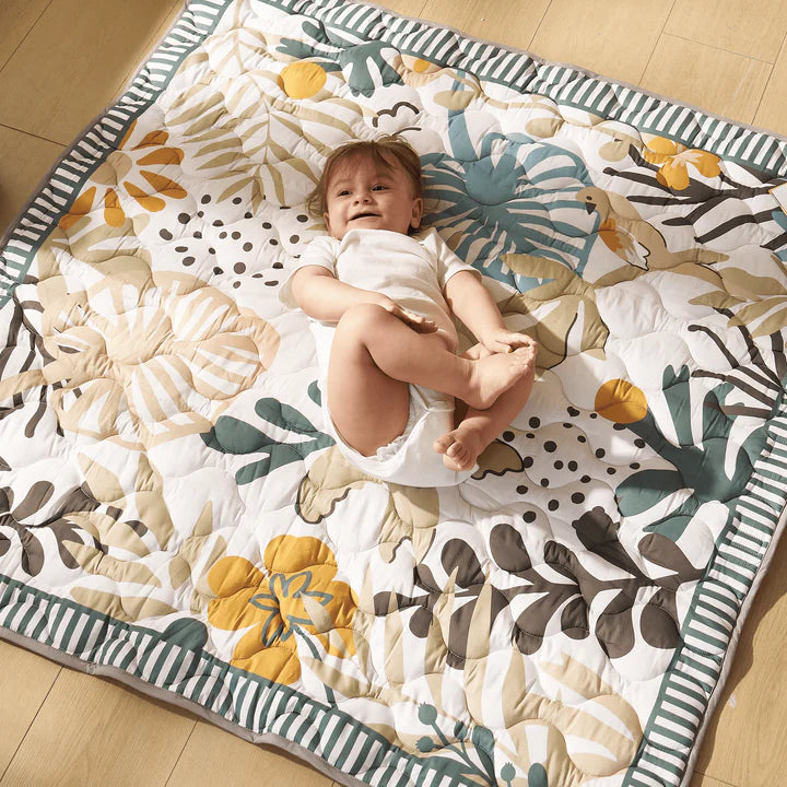 Momcozy Baby Portable Play Mat - Green Forest
