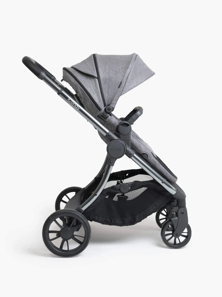 iCandy Lime Charcoal Lifestyle Pushchair + Carrycot & Accessories