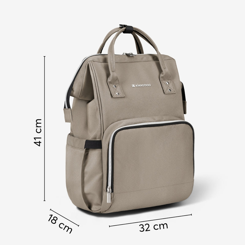 Kikkaboo Siena Mama Changing Backpack - Black/Silver