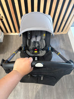 PRE LOVED Doona+ Car Seat & Stroller w/ Essentials Bag - Urban Grey