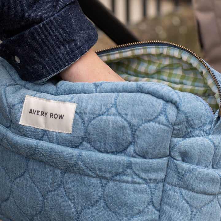 Avery Row Pram Organiser Bag - Denim