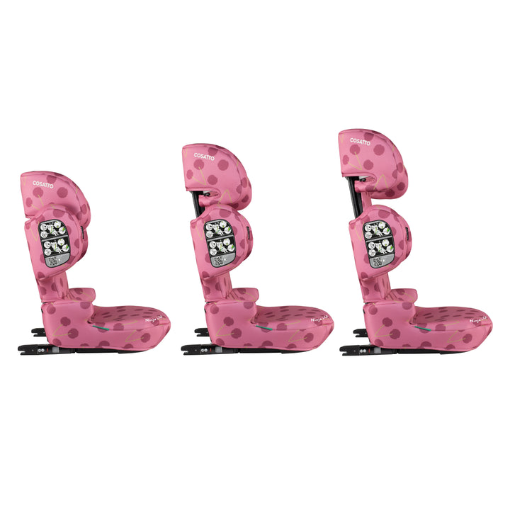 Cosatto Ninja i-Go R129 Travel Car Seat - Cherry Pie