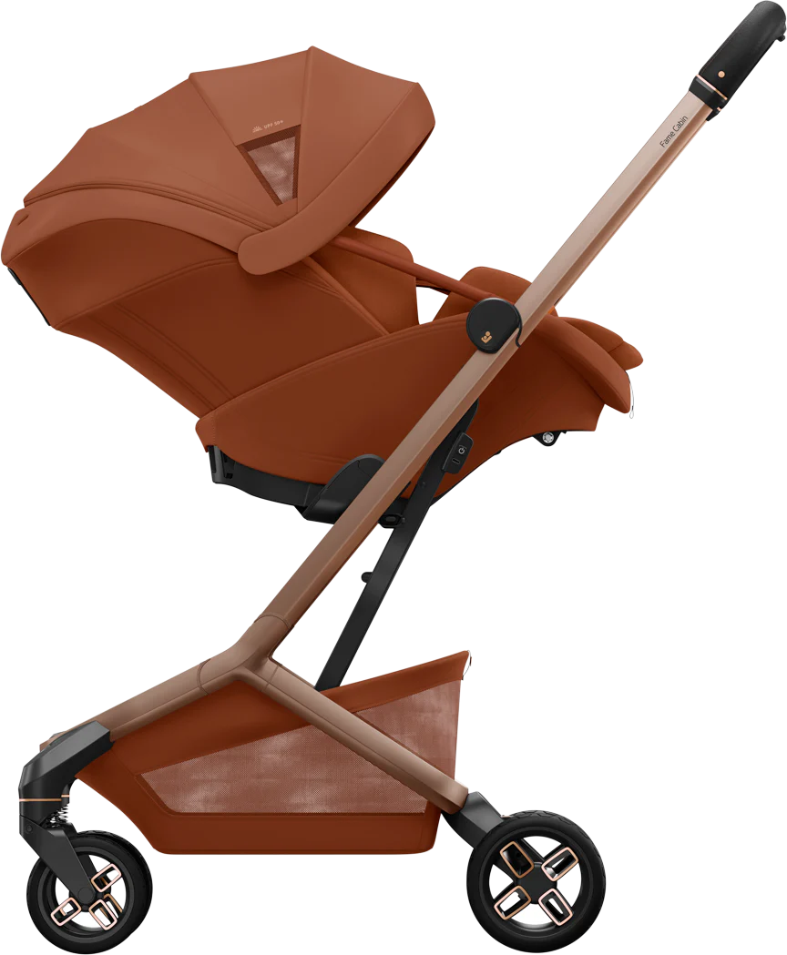 Maxi-Cosi Fame Cabin Stroller + Carrycot - Copper Terra