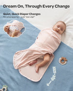 Momcozy Easy Swaddle Wrap 0-3m - Bloom Red/Pink