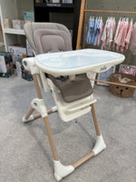 EX DISPLAY Joie Mimzy Recline Highchair - Walnut Wood