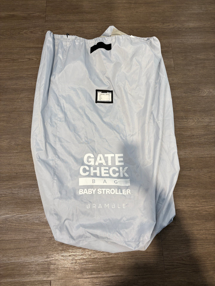 PRE LOVED Bramble Gate Check Stroller Bag - Grey