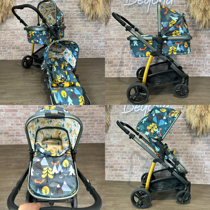 PRE LOVED Cosatto Wow 2in1 Travel System - Fox Tale